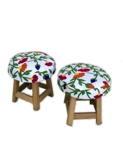 Picture of Floral Pouf