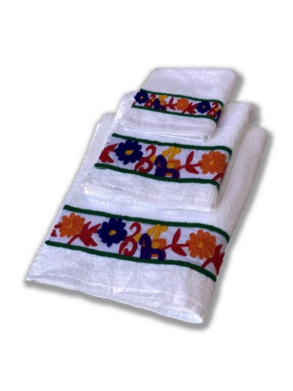 Picture of Floral Towels Set of 3