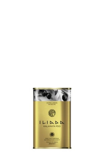 Picture of Illiada  gold Extra Virgin Olive Oil Tin - 250 Ml 