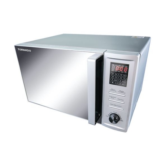 Picture of TORNADO Microwave Grill 36 Liter, 1000 Watt, 8 Menus, Silver MOM-C36BBE-S