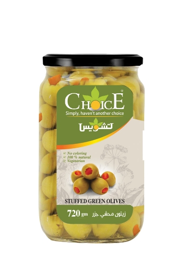 Picture of  Choice Stuffed Green Olives 720 g 