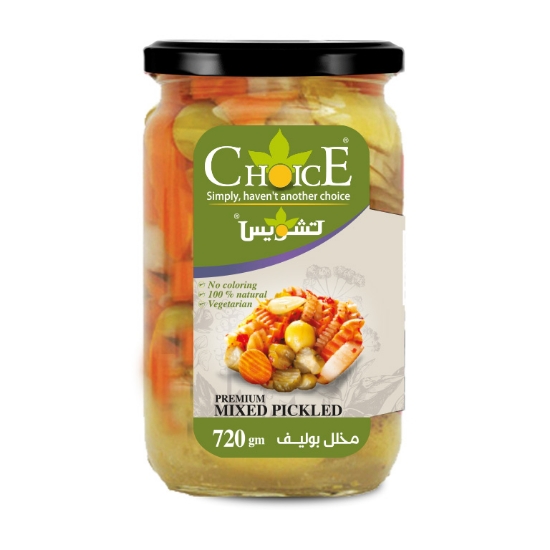 Picture of  Choice Mixed Pickled - 720 Grams 