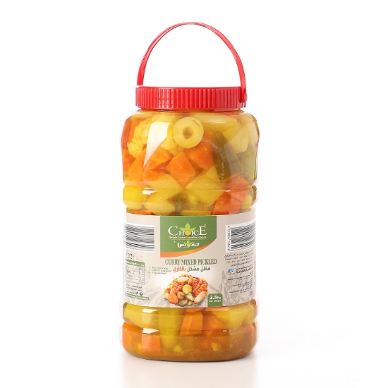 Picture of  Choice Mixed Pickles with curry – 2.5 Kg 