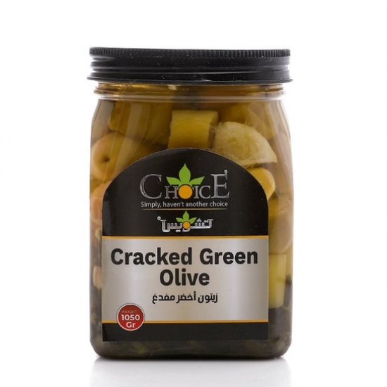 Picture of  Choice Cracked Green Olive 1050 g 