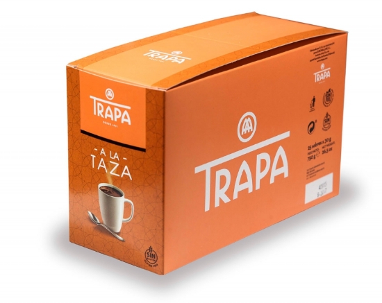 Picture of  Trapa, Cacao soluble single dose dispenser cup (25 x 30 g) - 750 g 