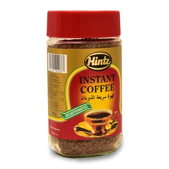 Picture of  Hintz Instant Coffee Decaffeinated 100 Gm 