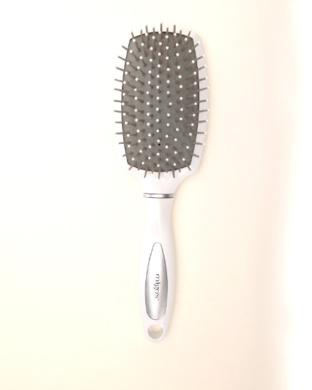 Picture of  Migo's Rectangular Hair Brush, White 