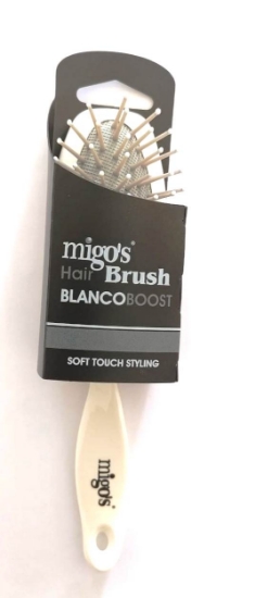 Picture of  Migo's Small Oval Hair Brush Blanco Boost - White 