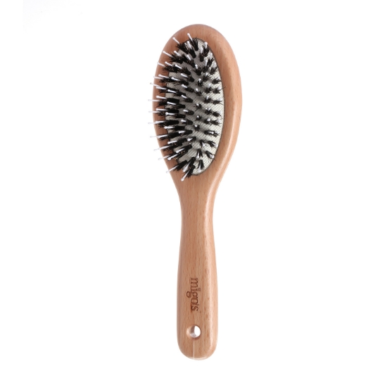 Picture of  Migo's Anti-Static Small Wooden Straightening Hair Brush 