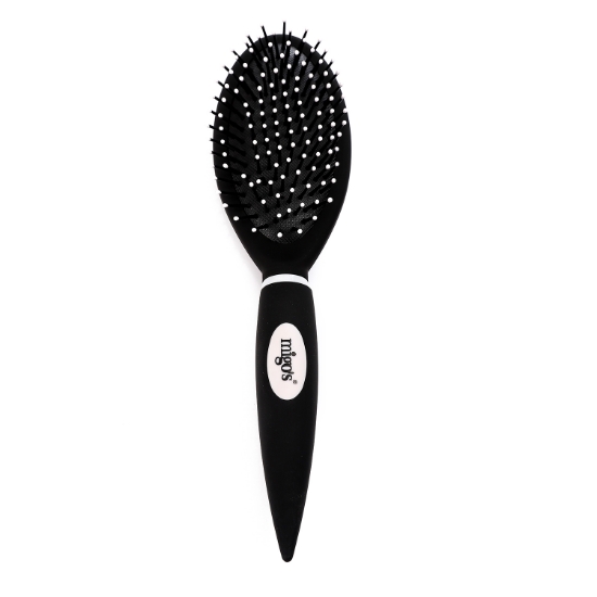 Picture of  Migo's Oval Hair Brush, Matte Black 