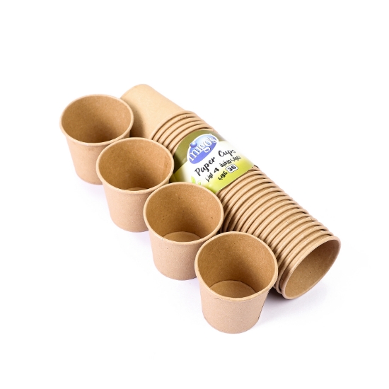 Picture of  Migo's cups Kraft 36 pcs- 4 onz 