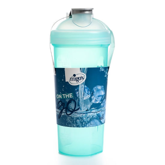 Picture of  Migo's Water Bottle, 600 ml Capacity, Multicolor 