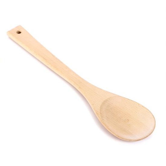 Picture of  Migo's Wooden Spoon, Large, Beige 