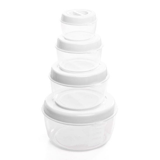 Picture of  Migo'S Food Round Canister Set 4 Pieces 