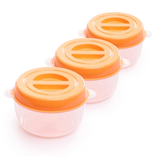 Picture of  Migo'S set of 3 Food round storage box 1 Liter 