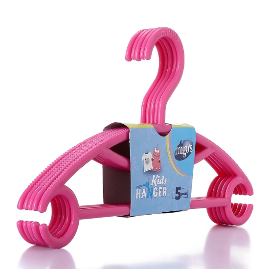 Picture of Migo'S Kids Plastic Hangers Set - 5 Pcs