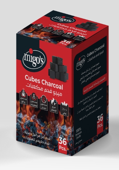 Picture of Migo's Charcoal Cubes 36-Pieces